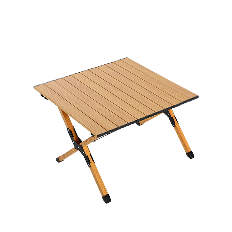 厂家直供原木小蛋卷桌户外折叠桌子便携式野餐野炊装备用品露营桌子